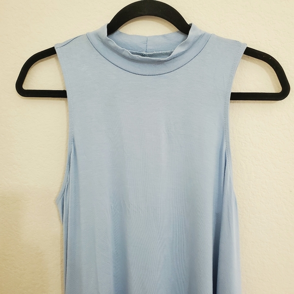 Silence + noise Powder blue swing dress sleeveless Med. EUC - Picture 6 of 12